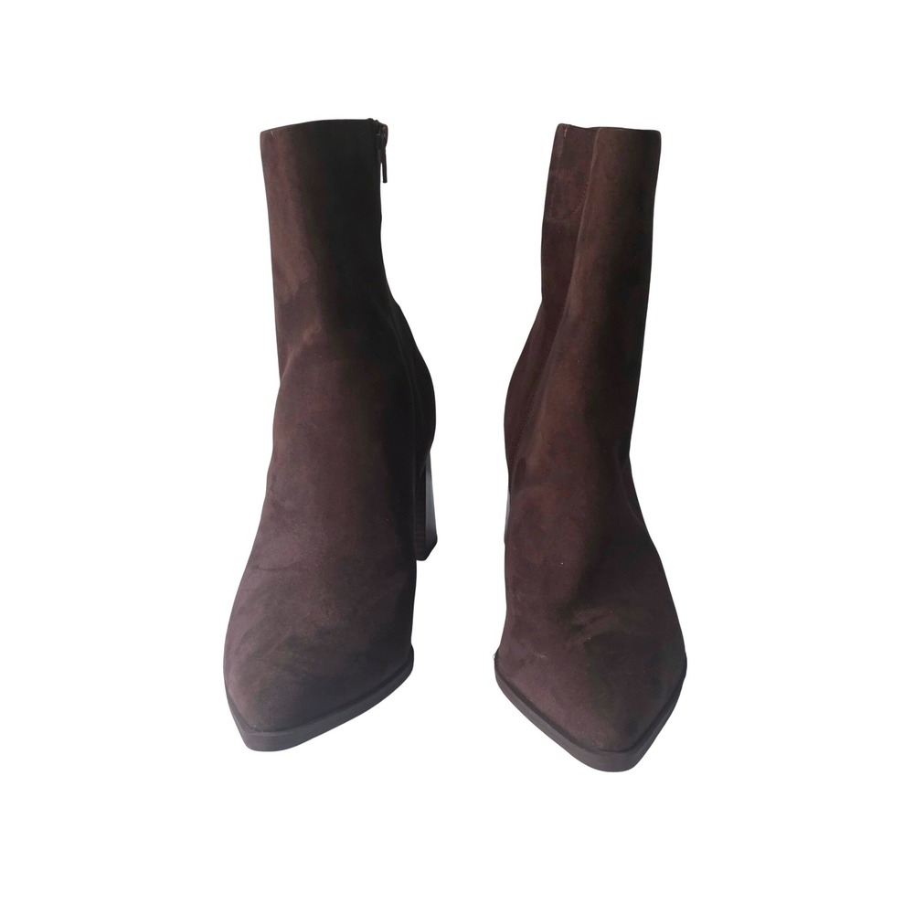 A New Day Womens Thora Side Zip Dress Boots Brown Size‎ 11 - Picture 2 of 9